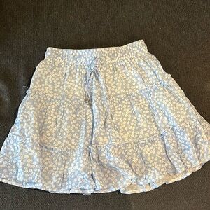 Princess Polly Blue flower Skirt